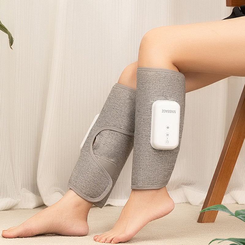 Cordless Heated Air Compression Personal Foot and Calf Massager- USB Rechargeable_6