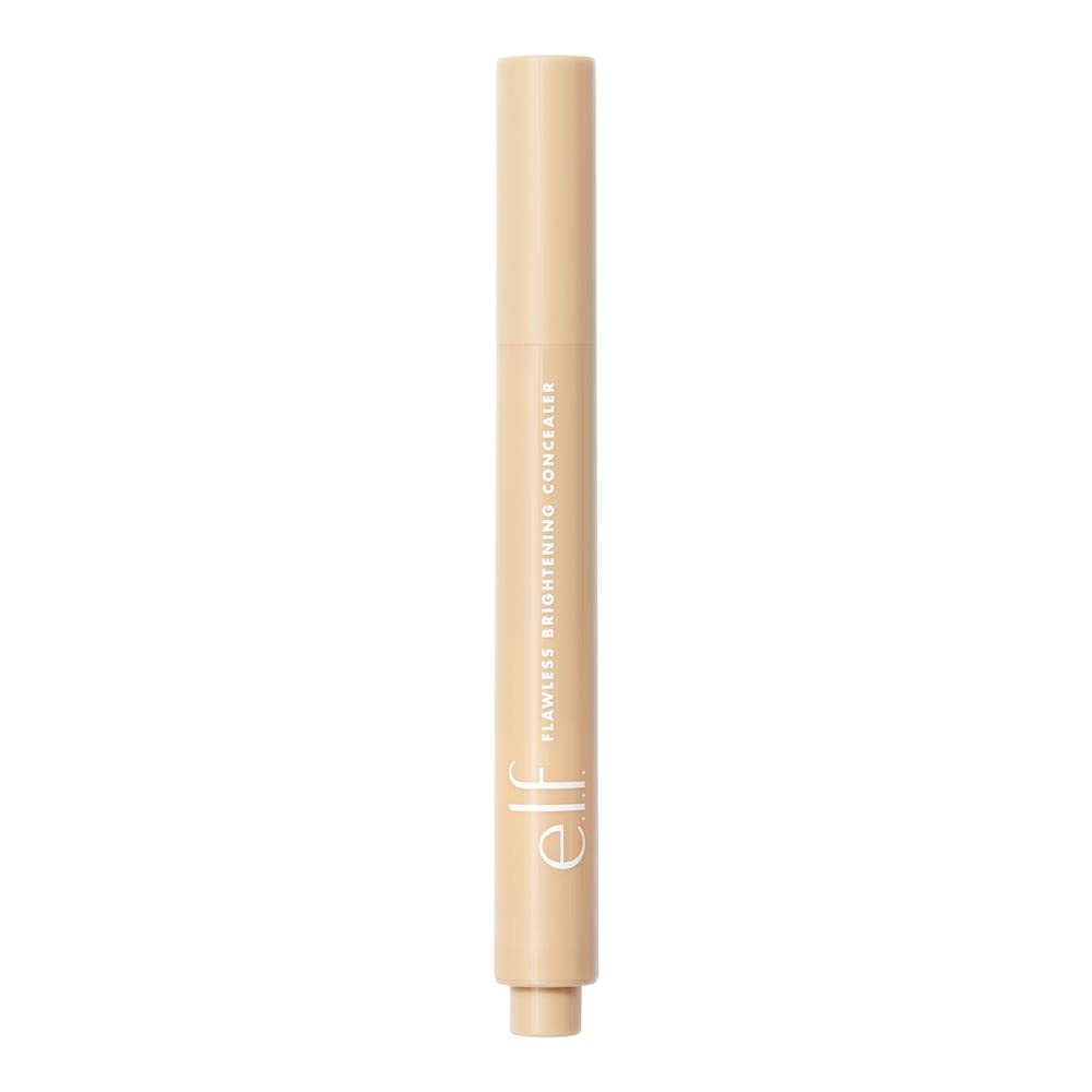 e.l.f. Flawless Brightening Concealer, Illuminating & Highlighting Face Makeup, Conceals Dark Under Eye Circles, Light 28 W, 0.07 Fl Oz