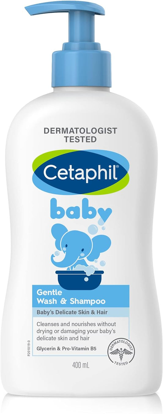 Cetaphil Baby Gentle Wash and Shampoo, 400ml