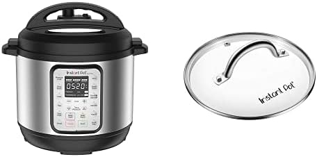 Instant Pot 3L 9-in-1 Duo Plus Electric Pressure Cooker + Clear Tempered Glass Lid