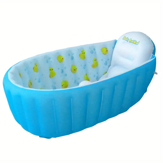 Baby Inflatable Bathtub: Large, Foldable, and Portable - Perfect for Newborns and Children!