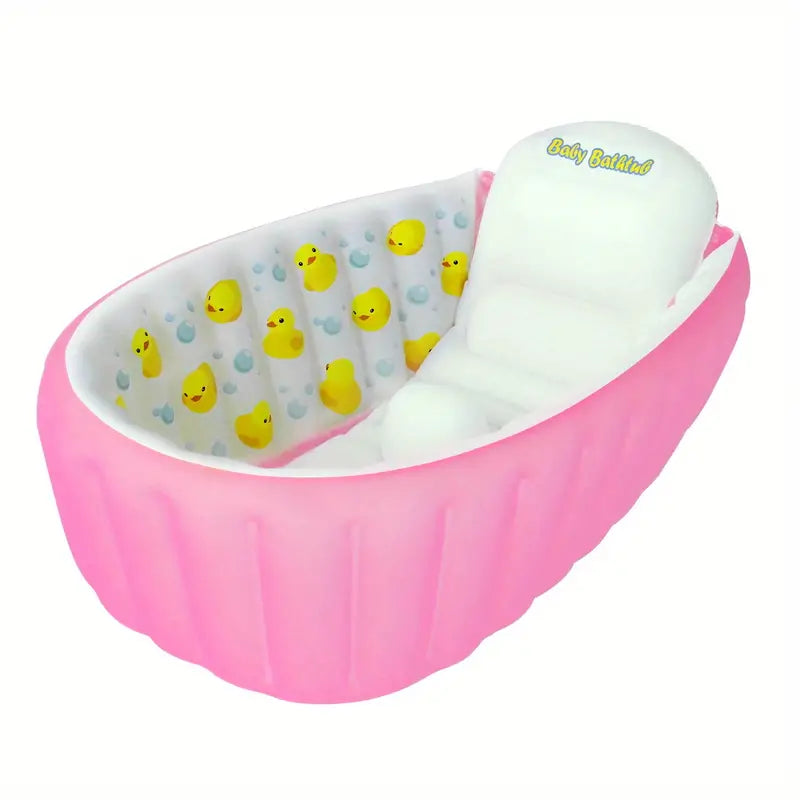 Baby Inflatable Bathtub: Large, Foldable, and Portable - Perfect for Newborns and Children!