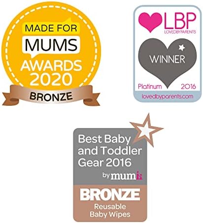Bambino Mio, Reusable Baby Wipes, Super Soft and Chemical Free