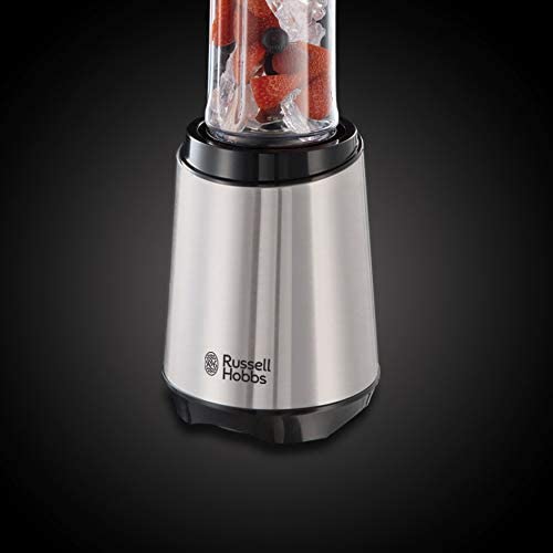 Russell Hobbs RHBL300, Mix and Go Stainless Steel Blender, 300 Watt Electric Motor and Dishwasher Safe