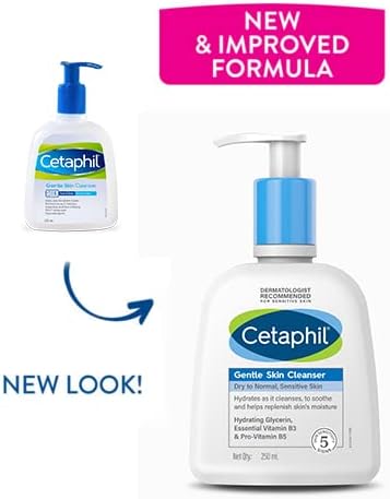 Cetaphil Gentle Skin Cleanser Face & Body For Dry And Sensitive Skin - 250 ml