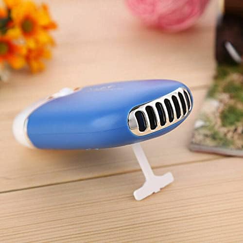 Portable Handheld Mini Fan Cooling Air Conditioner Dryer USB Rechargeable Cooler (Black)