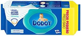 Procter & Gamble DODOT Baby Wipes Blue 64 Count