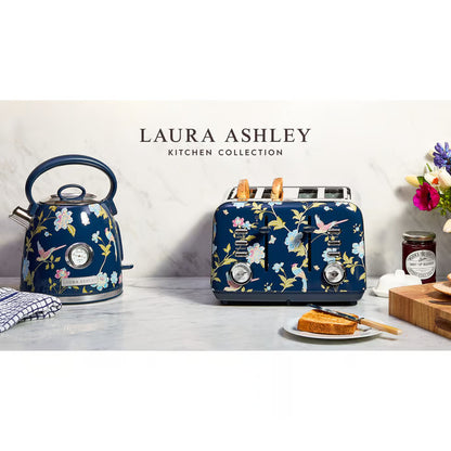 Laura Ashley Elveden 4 Slice Toaster - Navy SBT583BS