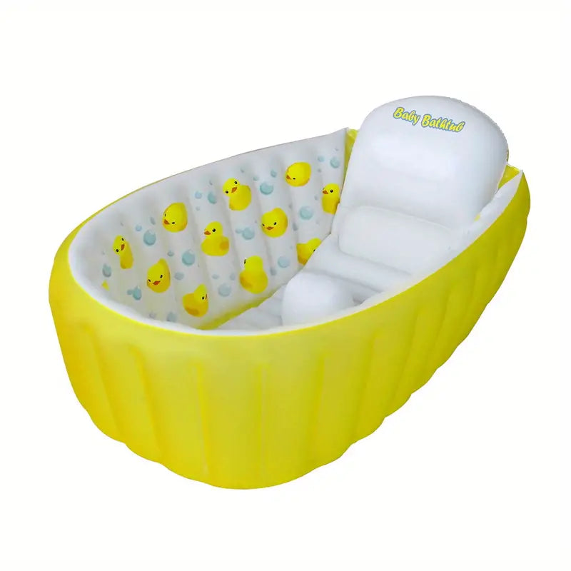 Baby Inflatable Bathtub: Large, Foldable, and Portable - Perfect for Newborns and Children!