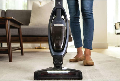 Cordless Vacuum with LED Nozzle Lights, Turbo Battery Power, PetPro+ Nozzle for Removing Pet Hair from Carpets and Hard Floors, in Indigo Blue