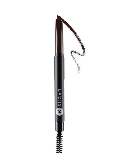 l Brow Definer (01 Jerry Brown (Medium Brown) Medium, Jerry Brown, 0.35g)| Sweat & Humidity Resistant | Waterproof, Long-Lasting, 12hr coverage, built-in spoolie
