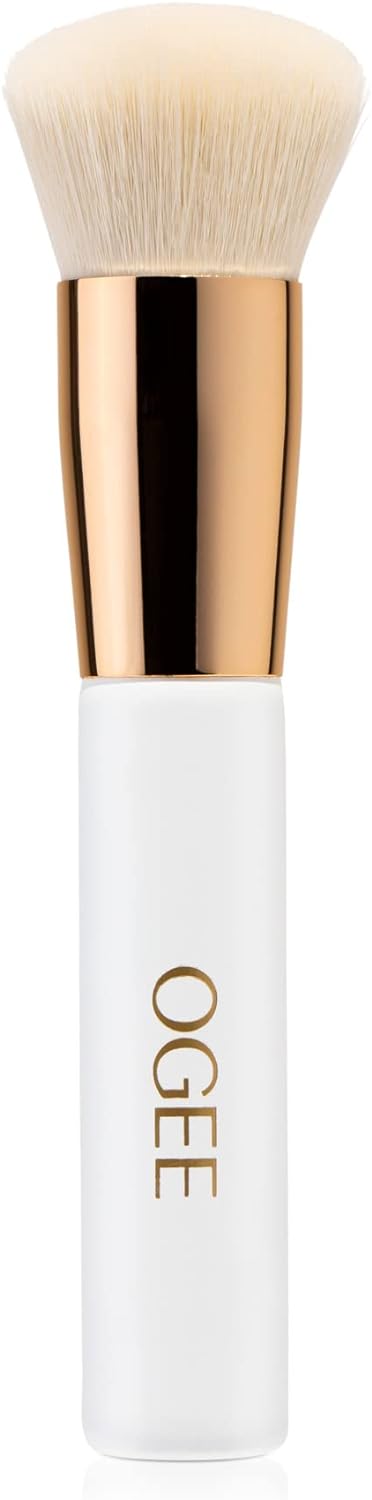 Ogee Blender Brush - Professional Quality Makeup Brush - Ultra-Soft Foundation Brush with Vegan Bristles for Flawless Makeup Application