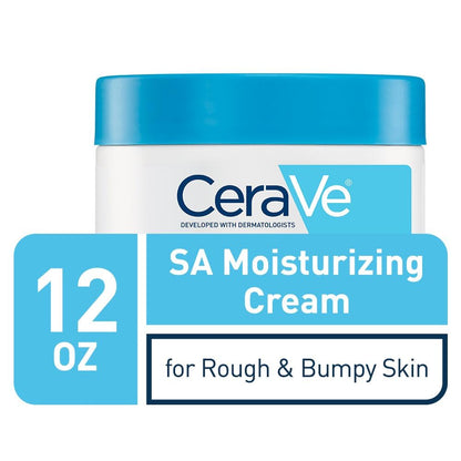 CeraVe Moisturizing Cream with Salicylic Acid, Exfoliating Body Cream 12 ounce