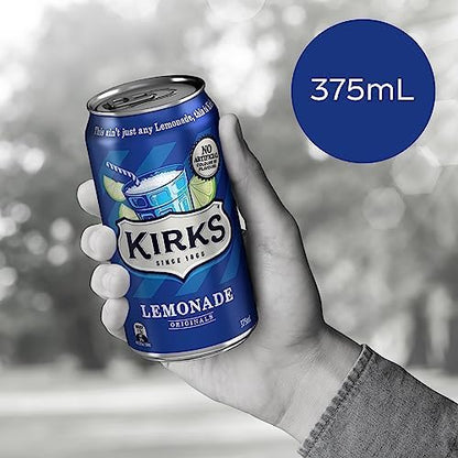 Kirks Lemonade Soft Drink Multipack Cans 20 x 375 mL