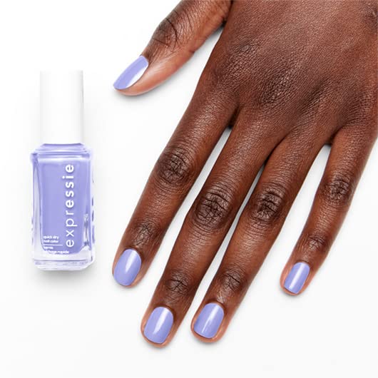 essie expressie, Quick-Dry Nail Polish, 8-Free Vegan, Bright Lilac, Sk8 With Destiny, 0.33 fl oz