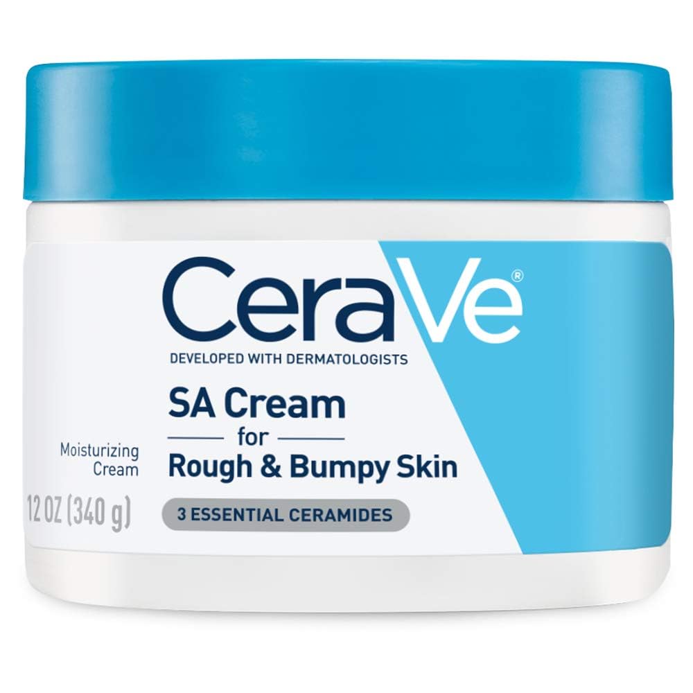 CeraVe Moisturizing Cream with Salicylic Acid, Exfoliating Body Cream 12 ounce