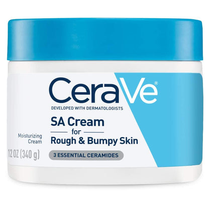 CeraVe Moisturizing Cream with Salicylic Acid, Exfoliating Body Cream 12 ounce