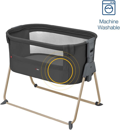 Mother’s Choice Acacia Bassinet, Bedside Sleeper, Co-Sleeper: Space-Saving, Stylish, and Eco-Friendly Bassinet for Newborns, Foldable for Storage, Birth to 6 month/9kgs