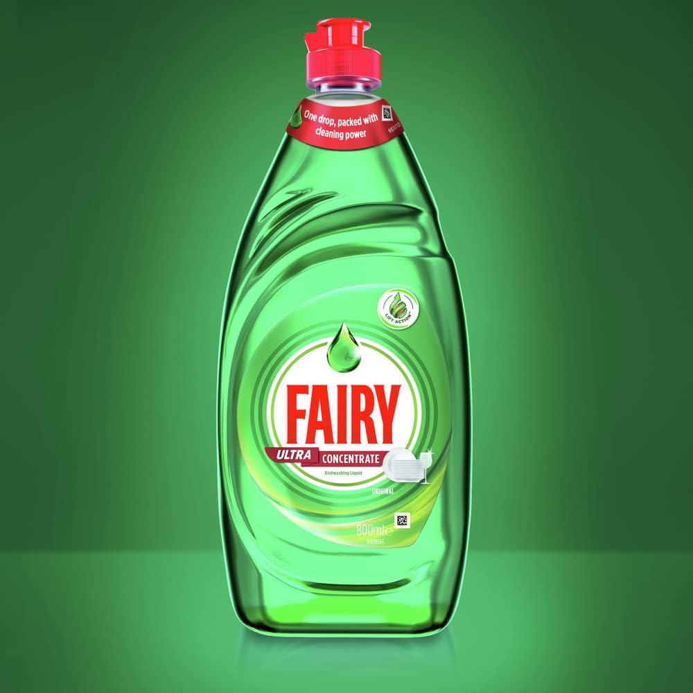 Fairy Ultra Concentrate Original Dishwashing Liquid Value Bundle (6x800mL)