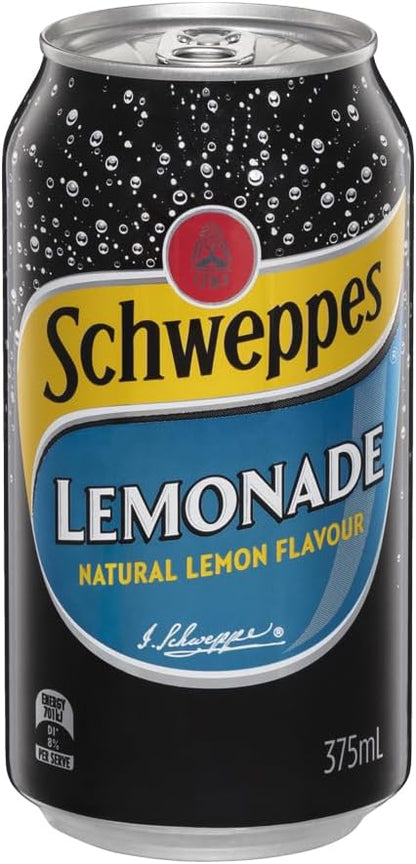 Schweppes Lemonade, 30 x 375mL