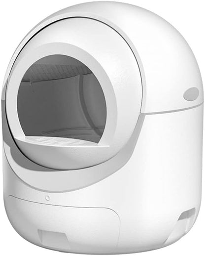 Automatic Cats Litter Box Large Easy to Clean Enclosed Cats Litter Box Toilet Training Pet Accessory (Color : OneColor, Size : Smart)