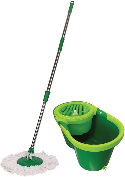 Clean Spin Mop and Bucket System, Blue