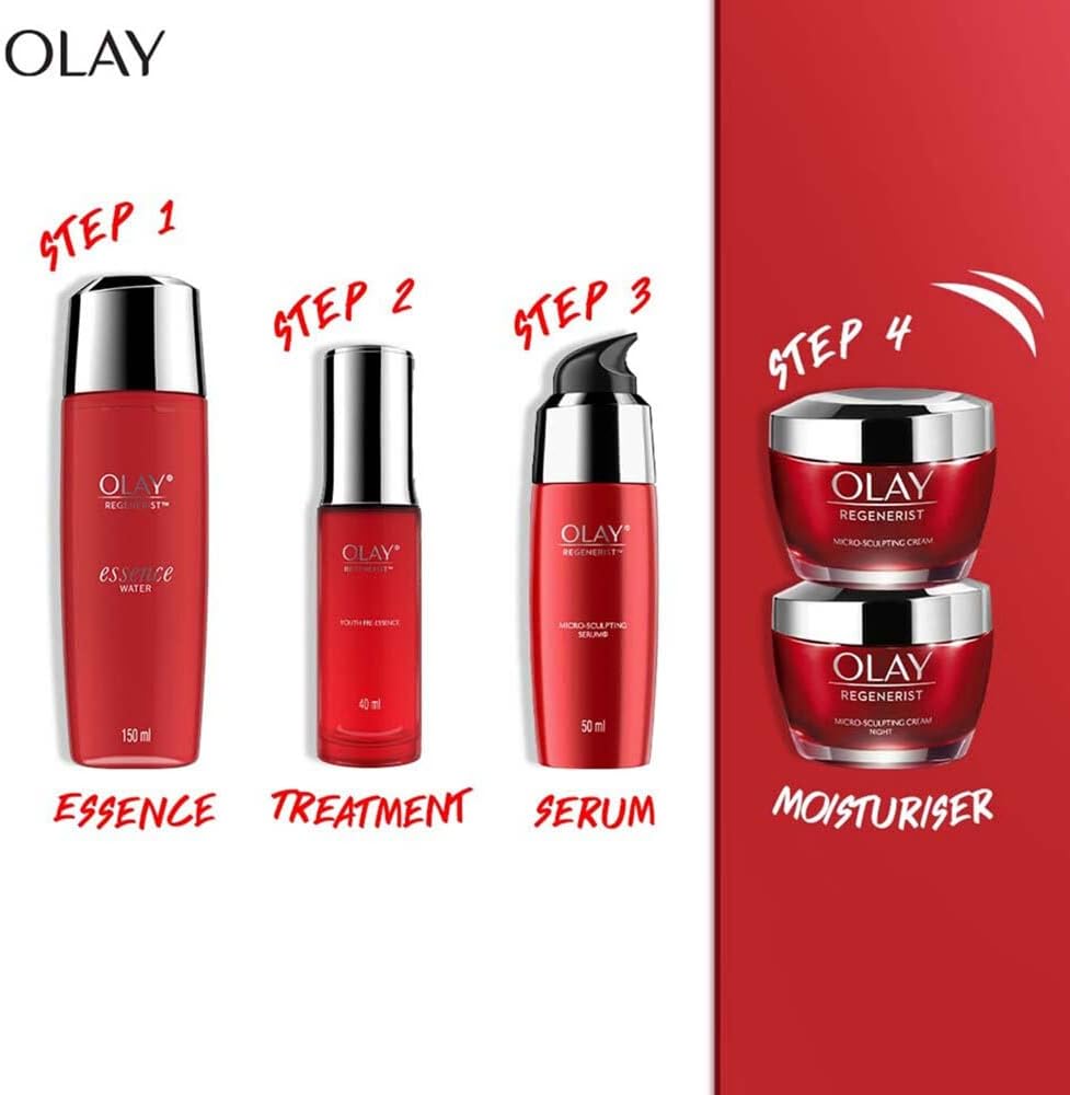 Olay Regenerist Micro Sculpting Face Cream Moisturiser Fragrance Free, 48G