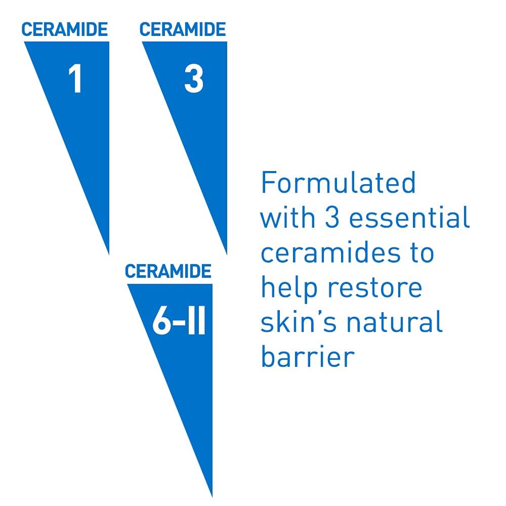 CeraVe Moisturizing Cream with Salicylic Acid, Exfoliating Body Cream 12 ounce