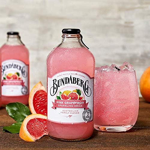 Bundaberg Pink Grapefruit Sparkling Drink, 12 x 375 Milliliters