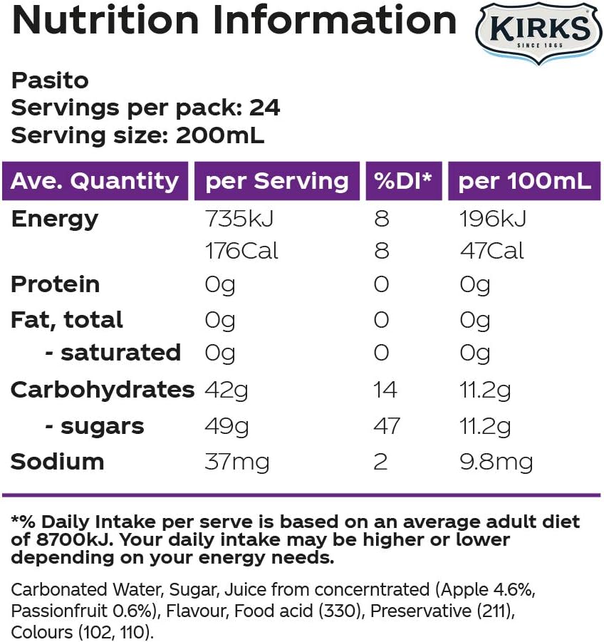 Kirks Variety Soft Drink Multipack Cans 30 x 375mL