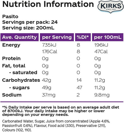 Kirks Variety Soft Drink Multipack Cans 30 x 375mL