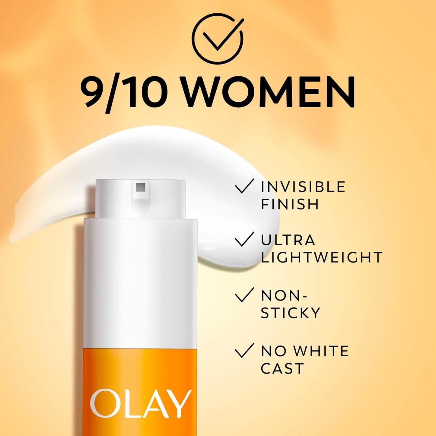 Olay Vitamin C Brighten & Glow 3in1 Moisturising Fluid SPF50+ Hydrating Skincare Moisturiser and Primer with Niacinamide. Hydration, Glow, UV Protection, Corrects Dark Spots 50ml