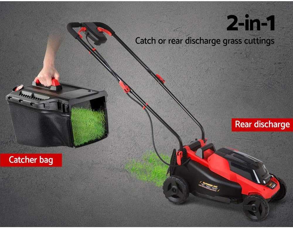 Giantz Lawn Mower Cordless 40V Battery Electric Lawnmower 34cm Width