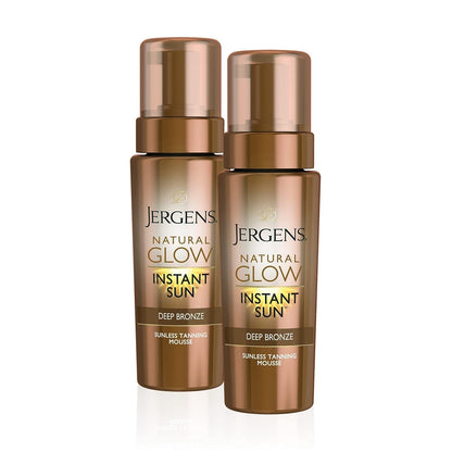 Instant Self Tanner Mousse, Sunless Deep Bronze Tan, Sunless Self-tanner, for a Natural-looking Tan, 6 Ounce (2 Pack)