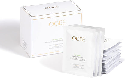 Ogee Women's Gentle Glow Cleansing Cloths (20ct), One Size