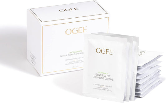 Ogee Women's Gentle Glow Cleansing Cloths (20ct), One Size