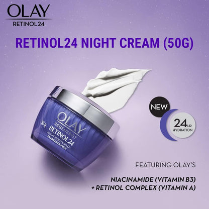 Olay Regenerist Retinol 24 Face Cream Moisturiser, 50g