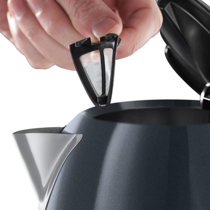 Russell Hobbs 20414 Stainless Steel Electric Kettle, 1.7 Litre, Grey