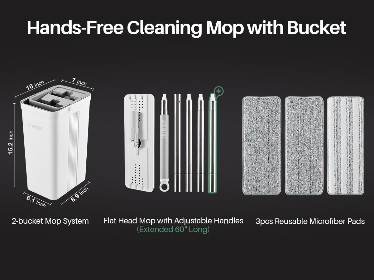 JOYMOOP Mop and Bucket Set with Wringer