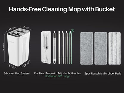 JOYMOOP Mop and Bucket Set with Wringer