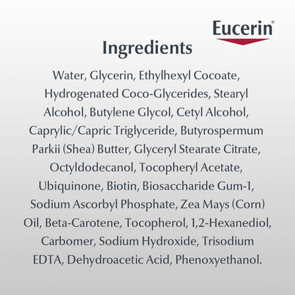 Eucerin Q10 Anti-Wrinkle Face Cream, Unscented Face Cream for Sensitive Skin, 1.7 Oz Jar,US product