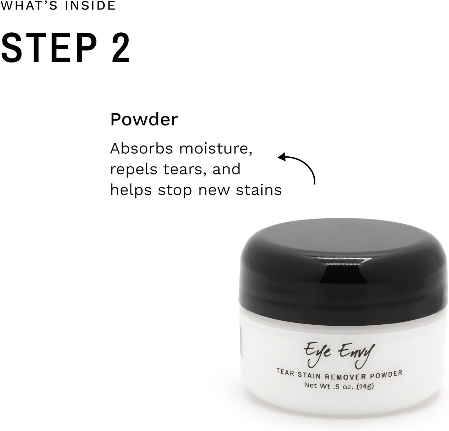 Eye Envy Cat Tear Stain Remover Starter Kit with ProPowder Brush,MADE IN USA