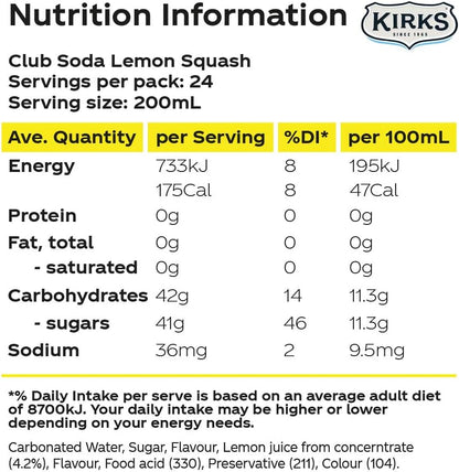 Kirks Variety Soft Drink Multipack Cans 30 x 375mL
