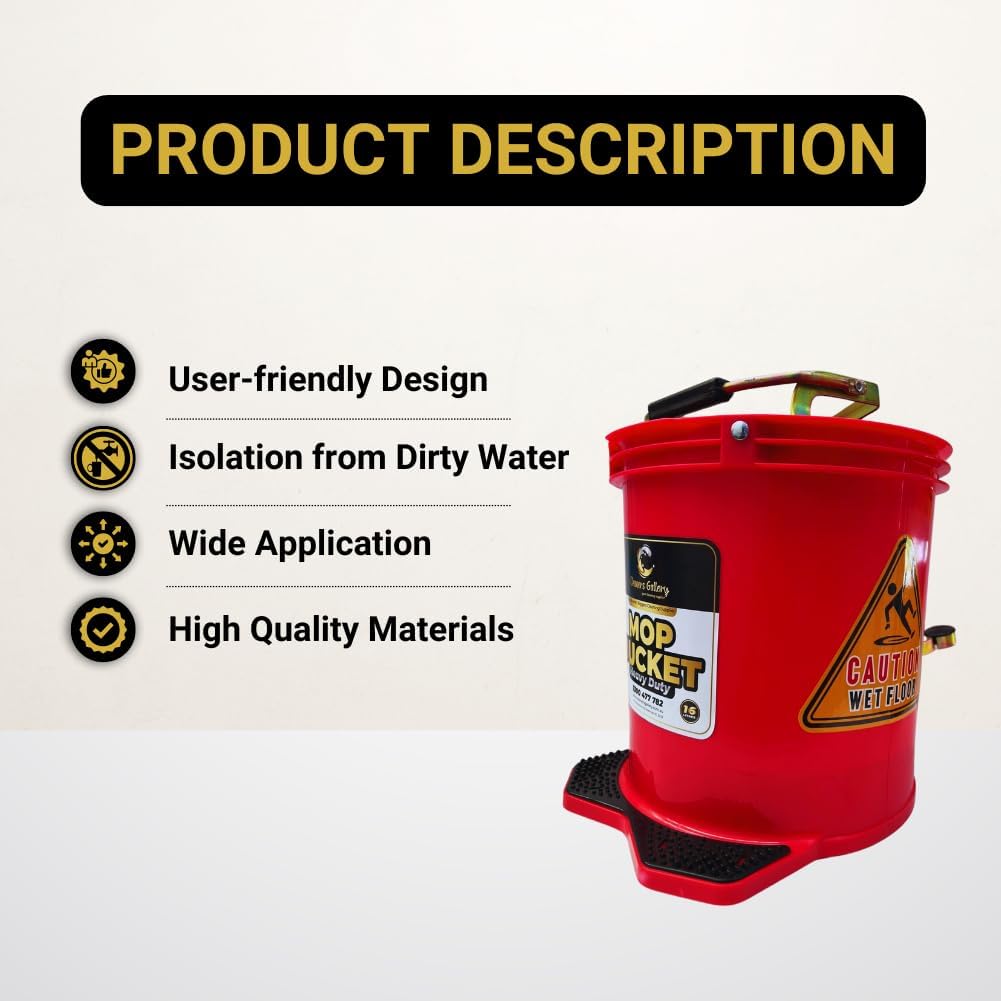 Spruce Hygiene Mop Bucket Heavy Duty Wringer Buckets Set