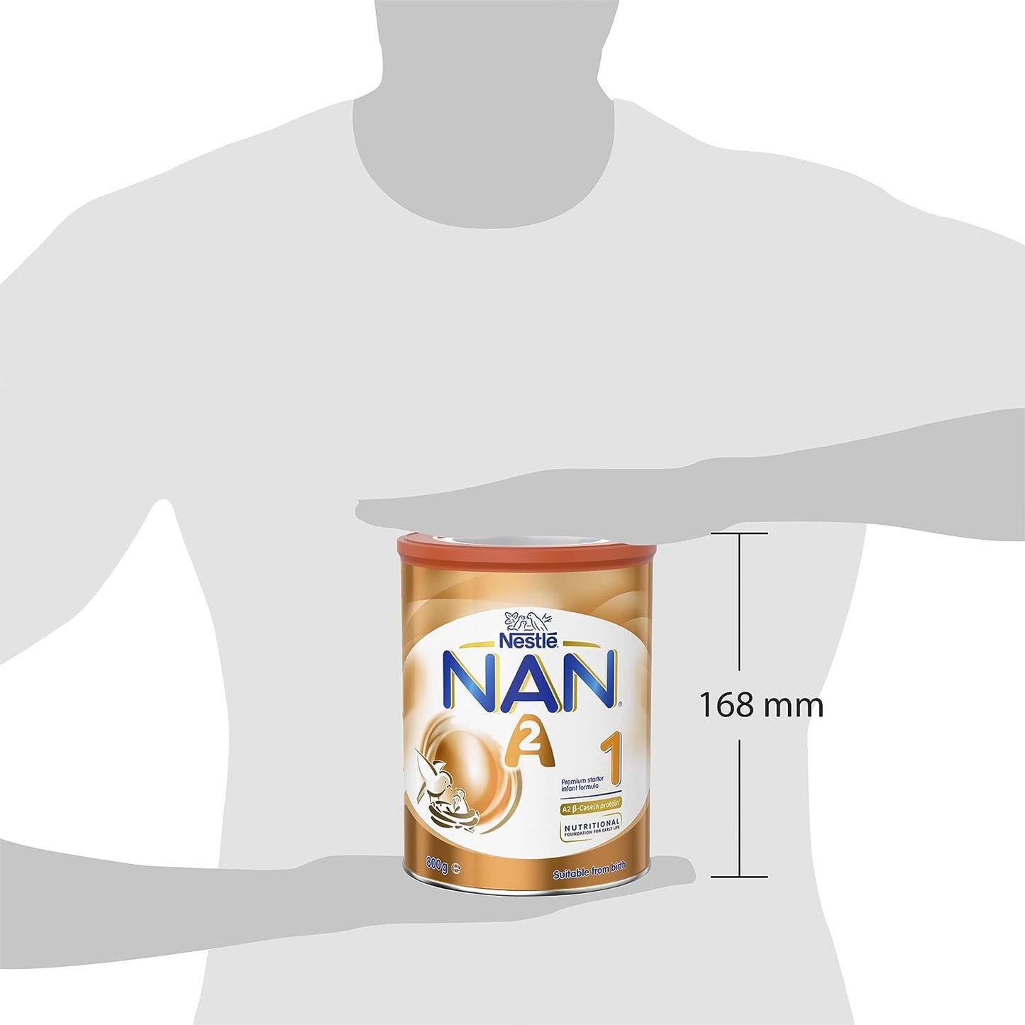 NAN A2 Stage 1, Starter Infant Formula Powder From Birth