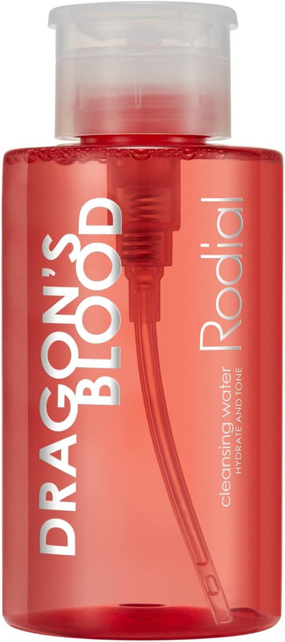 Rodial Dragon's Blood Micellar Cleansing Water, Ultra-Hydrating Formula, Refreshing and Purifying Cleansing Water, Niacinamide for Decongesting Pores, Hyaluronic Acid Cleansing Water