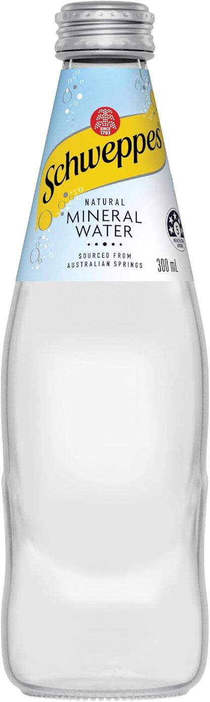 Schweppes Natural Mineral Water, 4 x 300 ml (Pack of 6)