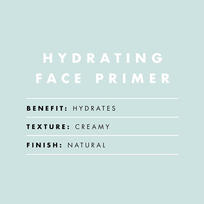 Hydrating Face Primer, Makeup Primer For Flawless, Smooth Skin & Long-Lasting Makeup, Fills In Pores & Fine Lines, Vegan & Cruelty-free, Large