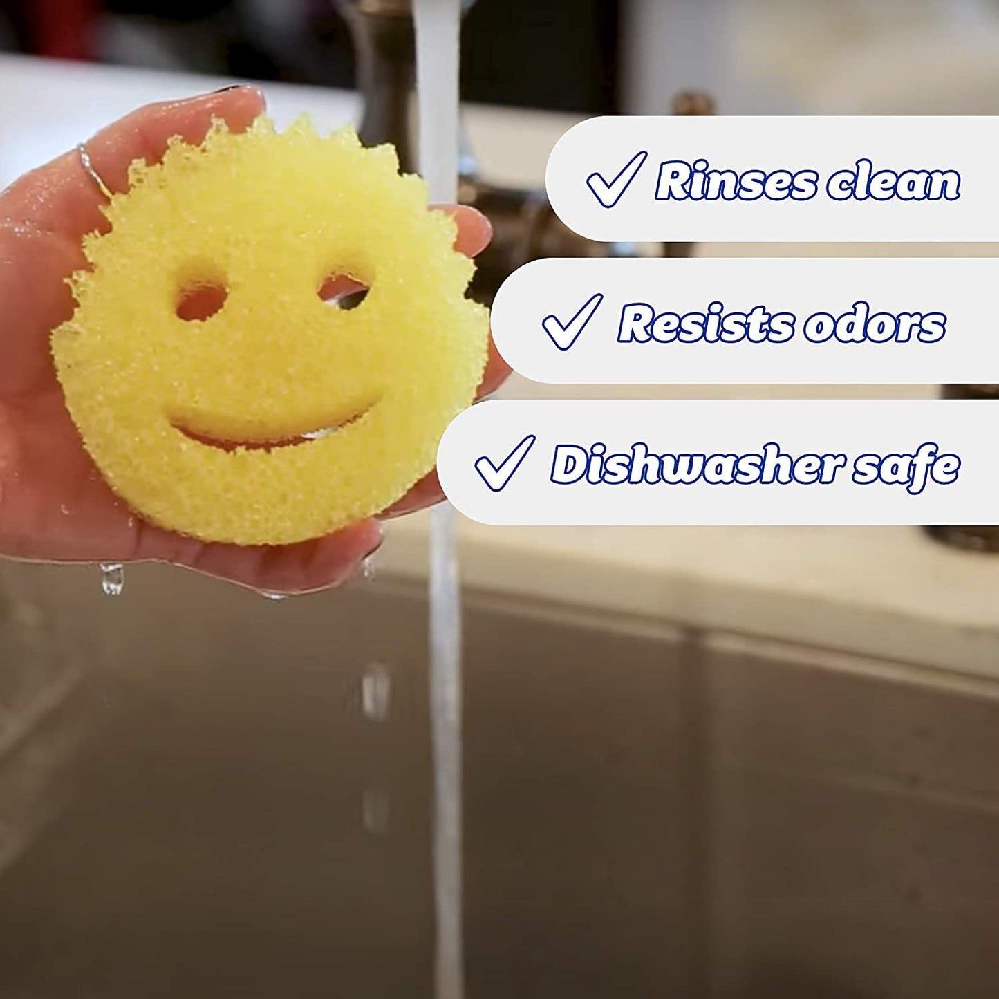 Scrub Daddy Sponge Variety Pack - Scratch-Free Multipurpose Dish Sponge-pack of 6