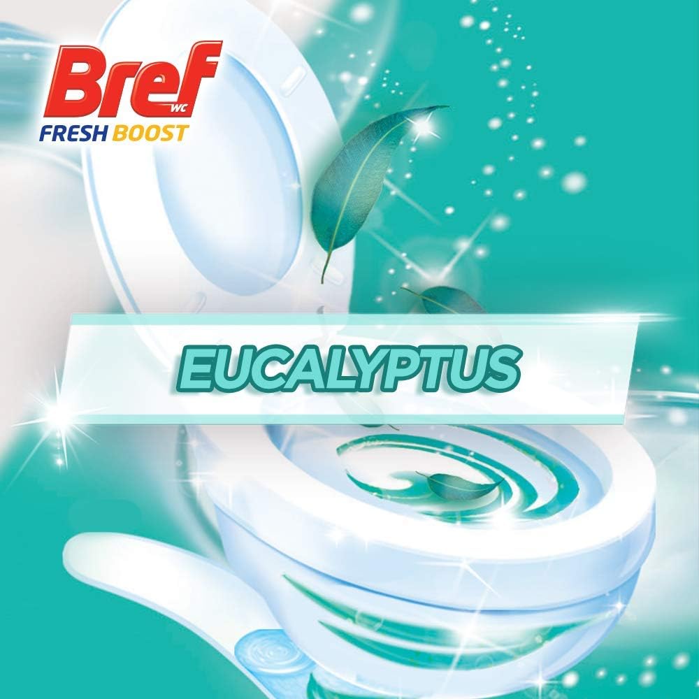 Bref Power Active Eucalyptus with Air Freshener 450ml